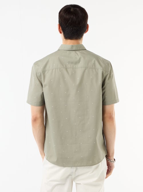 Camicia a maniche corte con apertura abbottonata - Kiabi