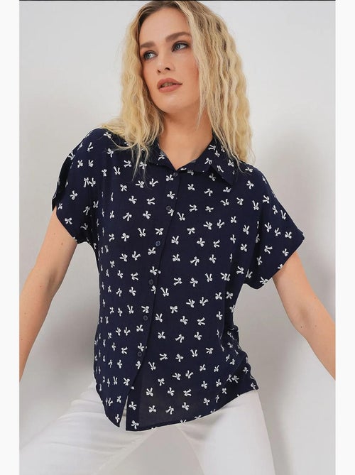 Camicia a maniche corte con fantasia bdart - Kiabi Camicia a maniche corte con fantasia bdart - Kiabi