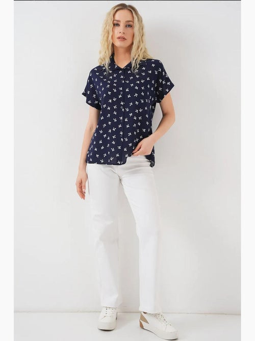 Camicia a maniche corte con fantasia bdart - Kiabi Camicia a maniche corte con fantasia bdart - Kiabi
