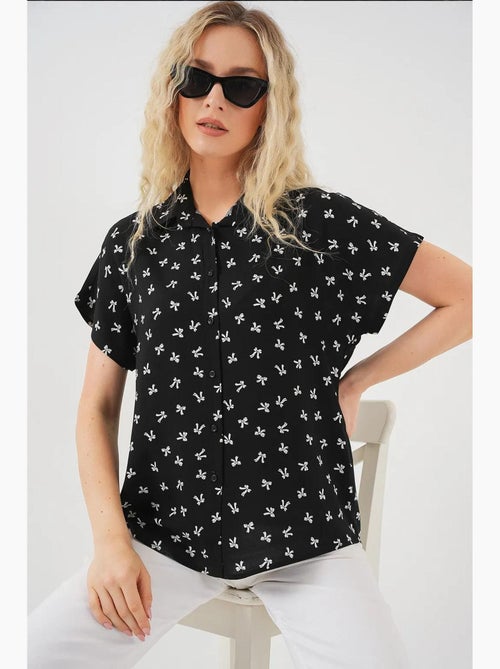 Camicia a maniche corte con fantasia bdart - Kiabi Camicia a maniche corte con fantasia bdart - Kiabi