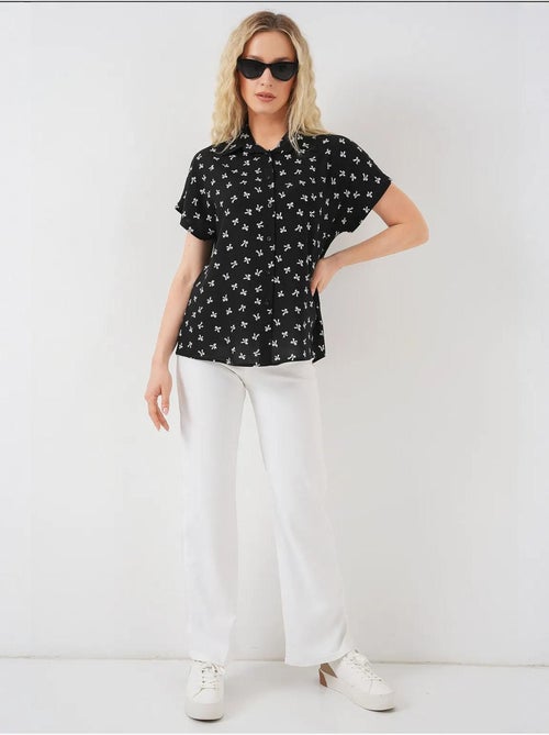 Camicia a maniche corte con fantasia bdart - Kiabi Camicia a maniche corte con fantasia bdart - Kiabi