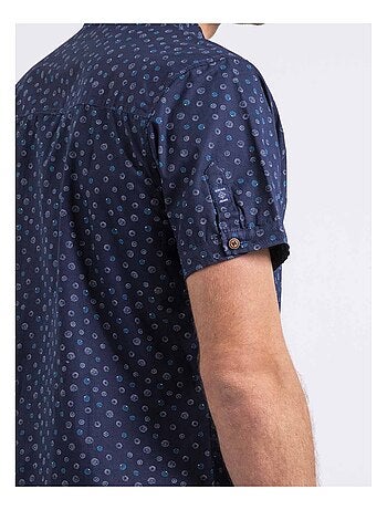 Camicia a maniche corte con motivi DAXARO