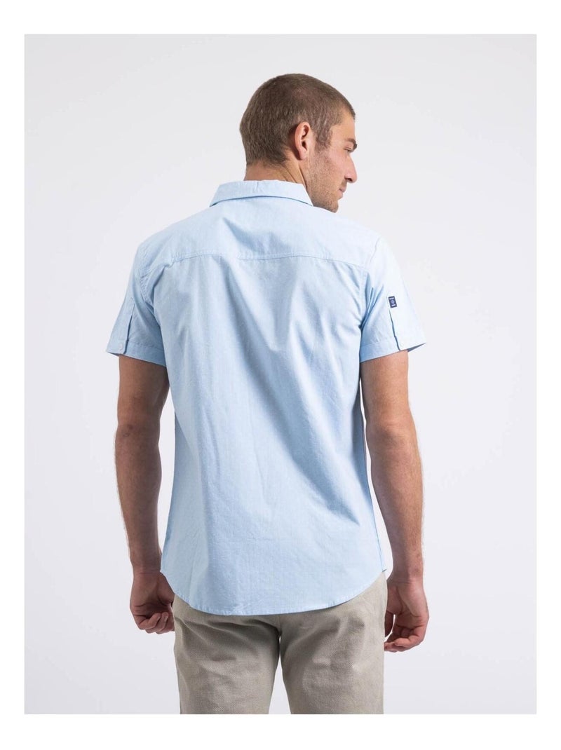 Camicia a maniche corte con motivi DORITAX Blu - Kiabi