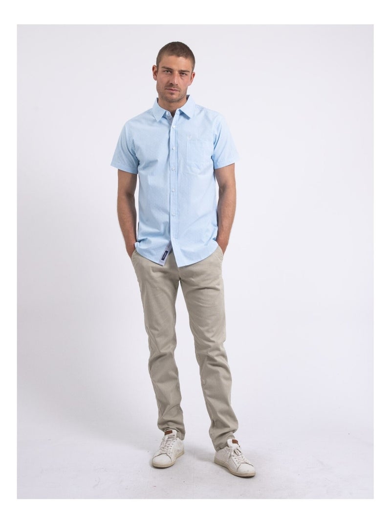 Camicia a maniche corte con motivi DORITAX Blu - Kiabi