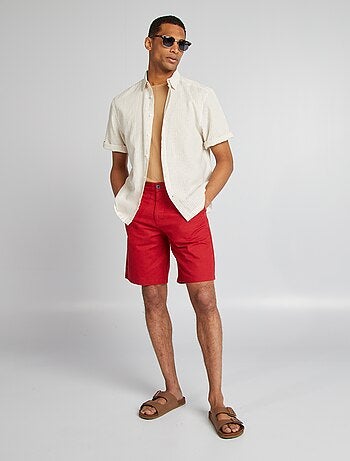 Camicia a maniche corte con motivo