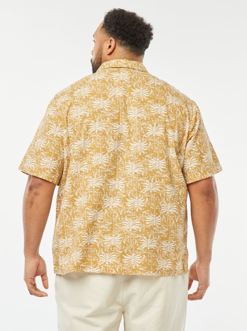 Camicia a maniche corte con motivo - Kiabi