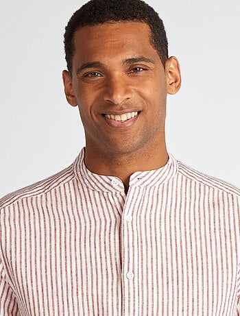 Camicia a maniche corte con motivo