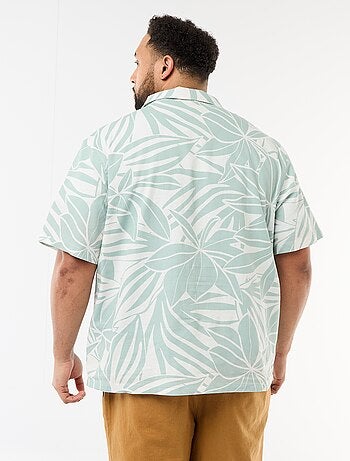 Camicia a maniche corte con motivo