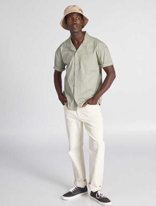 Camicia A Maniche Corte Mammut Lenni Uomo - Leggera, Antimicrobica, Con Tasca Sul Petto