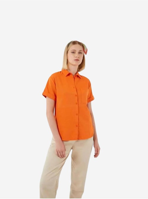Camicia a maniche corte con tasche mixray - Kiabi