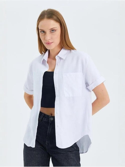 Camicia a maniche corte con tasche mixray - Kiabi Camicia a maniche corte con tasche mixray - Kiabi