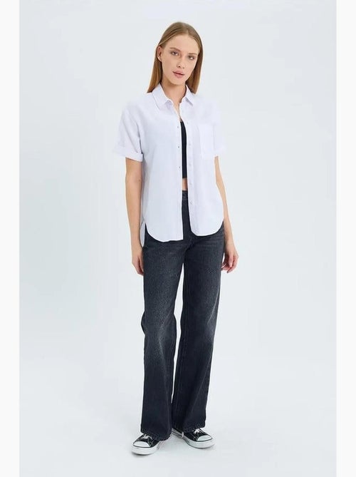 Camicia a maniche corte con tasche mixray - Kiabi Camicia a maniche corte con tasche mixray - Kiabi