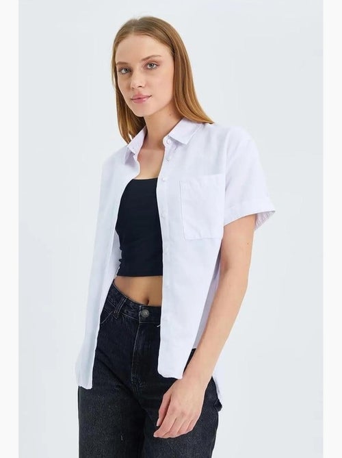 Camicia a maniche corte con tasche mixray - Kiabi Camicia a maniche corte con tasche mixray - Kiabi