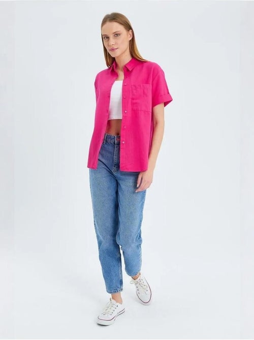 Camicia a maniche corte con tasche mixray - Kiabi Camicia a maniche corte con tasche mixray - Kiabi
