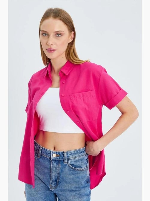 Camicia a maniche corte con tasche mixray - Kiabi Camicia a maniche corte con tasche mixray - Kiabi