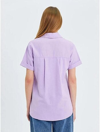 Camicia a maniche corte con tasche mixray