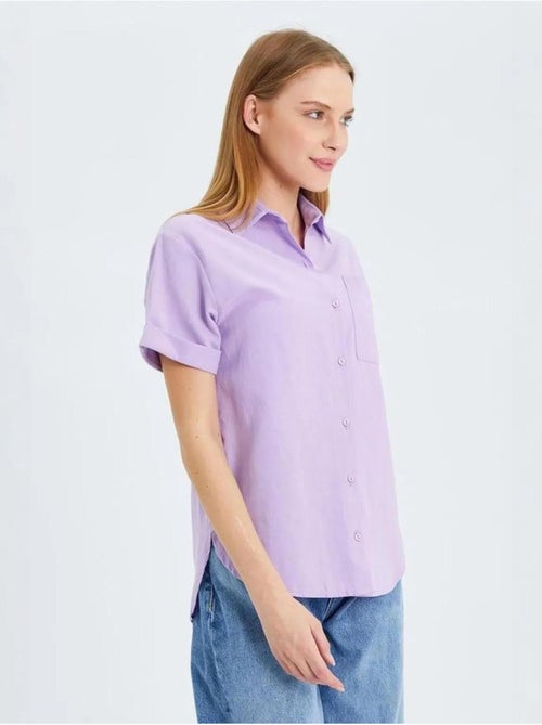 Camicia a maniche corte con tasche mixray - Kiabi