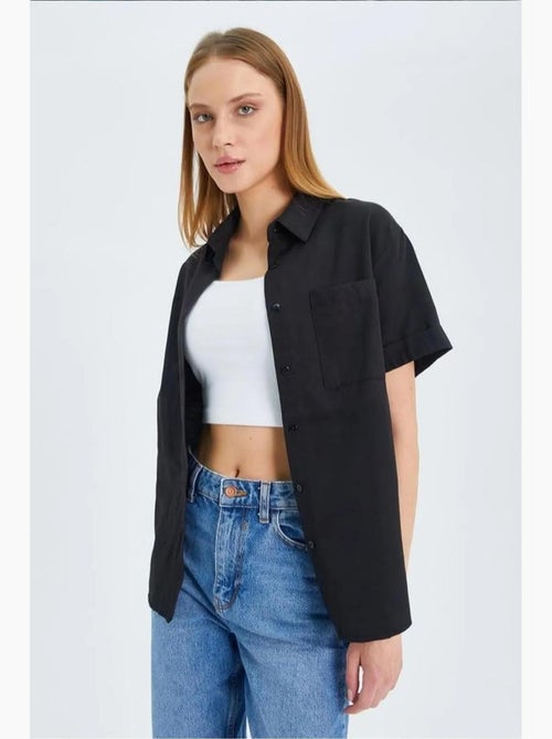 Camicia a maniche corte con tasche mixray - Kiabi