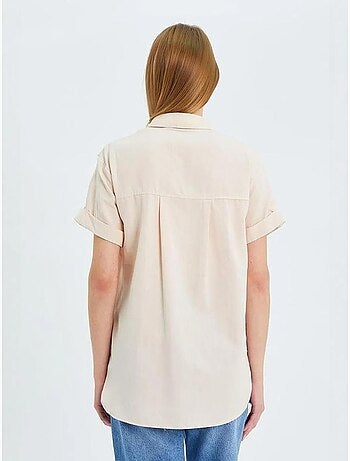 Camicia a maniche corte con tasche mixray