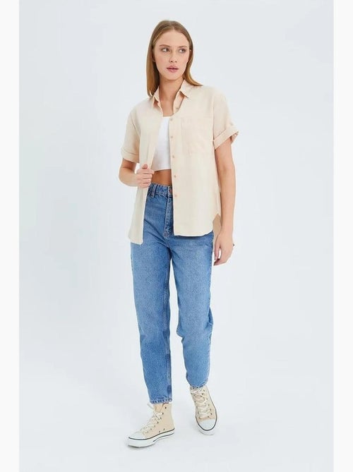 Camicia a maniche corte con tasche mixray - Kiabi