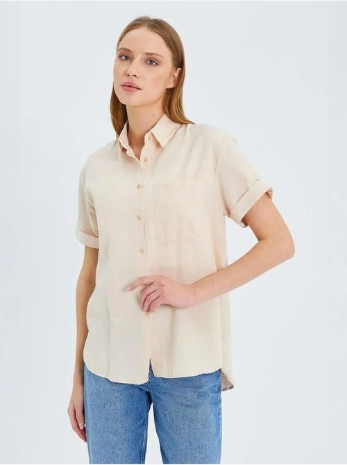 Camicia a maniche corte con tasche mixray - Kiabi