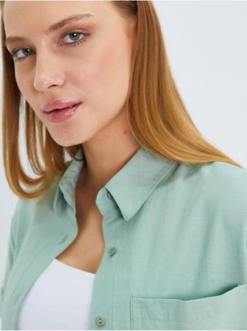 Camicia a maniche corte con tasche mixray - Kiabi