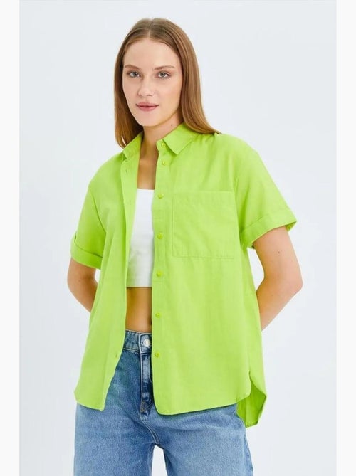 Camicia a maniche corte con tasche mixray - Kiabi Camicia a maniche corte con tasche mixray - Kiabi