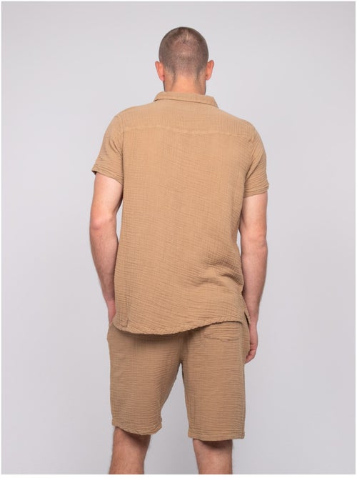 Camicia a maniche corte cotone DOUMAKI - Kiabi Camicia a maniche corte cotone DOUMAKI - Kiabi