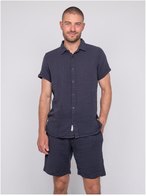 Camicia a maniche corte cotone DOUMAKI - Kiabi Camicia a maniche corte cotone DOUMAKI - Kiabi
