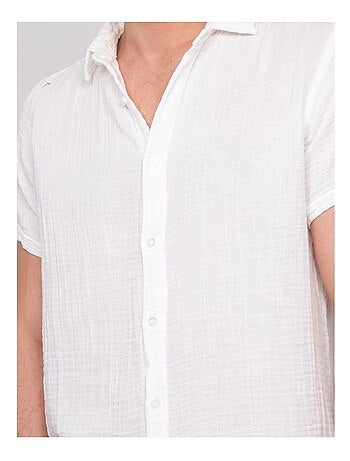 Camicia a maniche corte cotone DOUMAKI