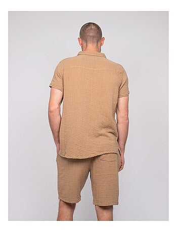 Camicia a maniche corte cotone DOUMAKI