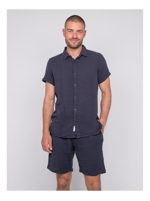 Camicia a maniche corte cotone DOUMAKI - Kiabi