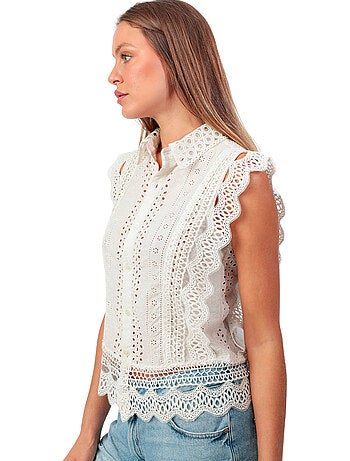 Camicia a maniche corte da donna ADMAS Royal
