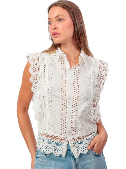 Camicia a maniche corte da donna ADMAS Royal - Kiabi Camicia a maniche corte da donna ADMAS Royal - Kiabi