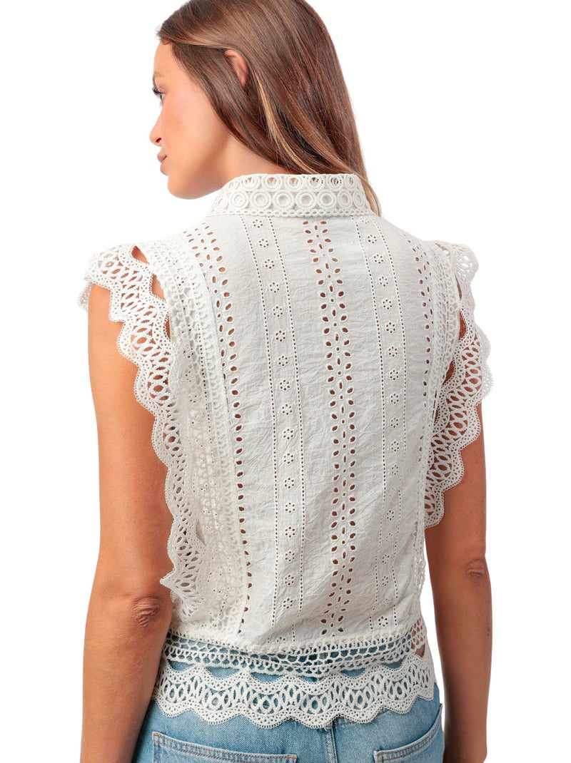Camicia a maniche corte da donna ADMAS Royal Bianco - Kiabi