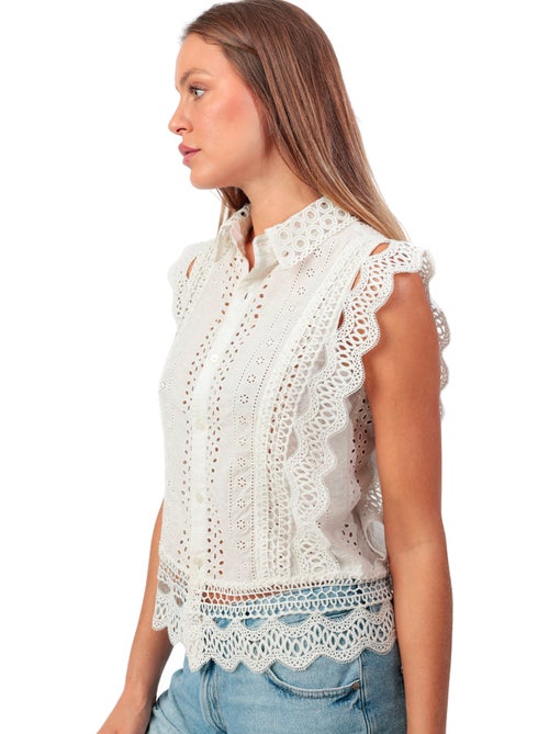Camicia a maniche corte da donna ADMAS Royal - Kiabi Camicia a maniche corte da donna ADMAS Royal - Kiabi