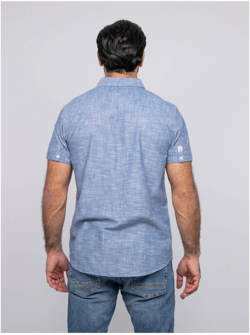 Camicia a maniche corte DROGOBIE Blu - Kiabi