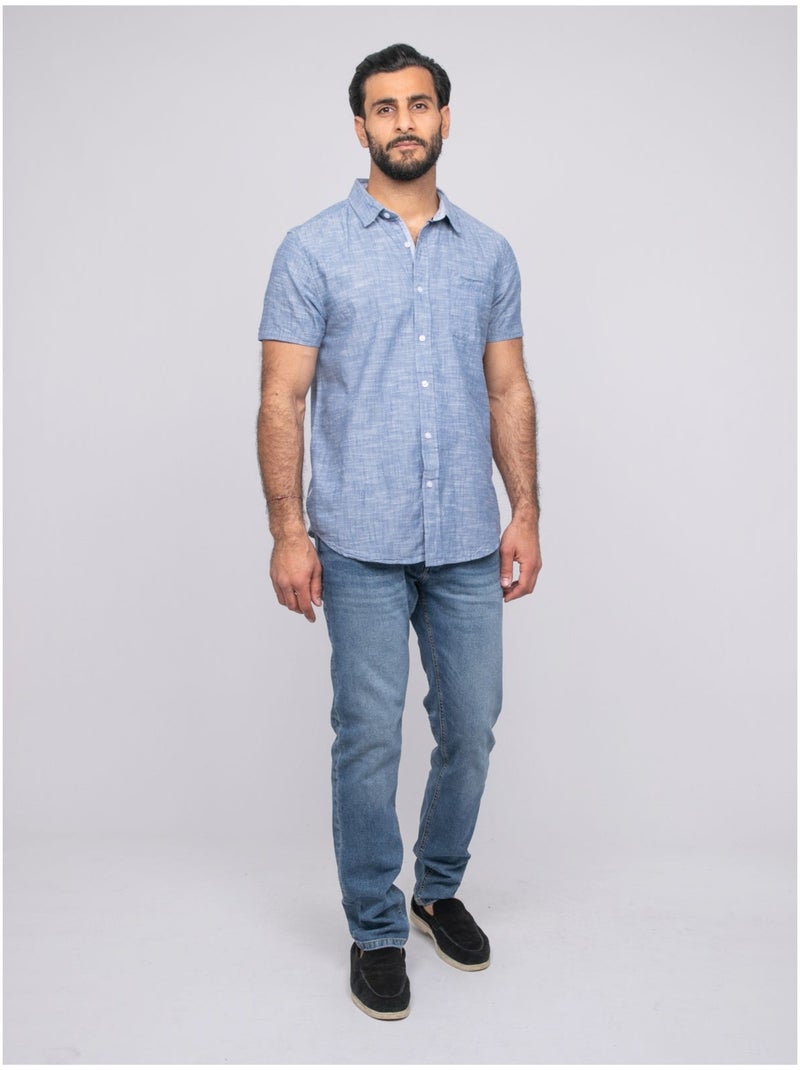 Camicia a maniche corte DROGOBIE Blu - Kiabi