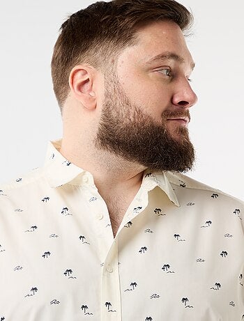 Camicia a maniche corte fantasia