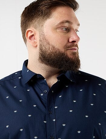 Camicia a maniche corte fantasia