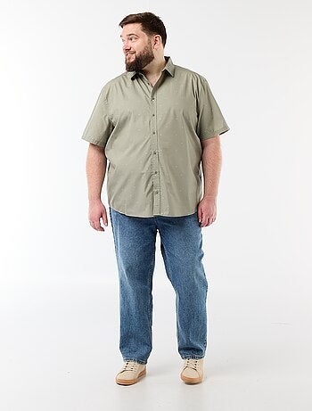 Camicia a maniche corte fantasia