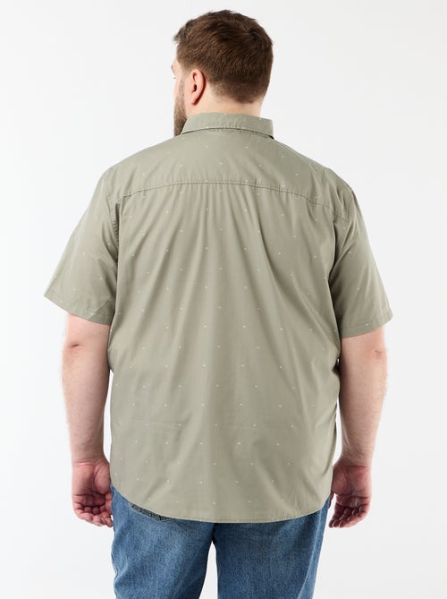 Camicia a maniche corte fantasia - Kiabi