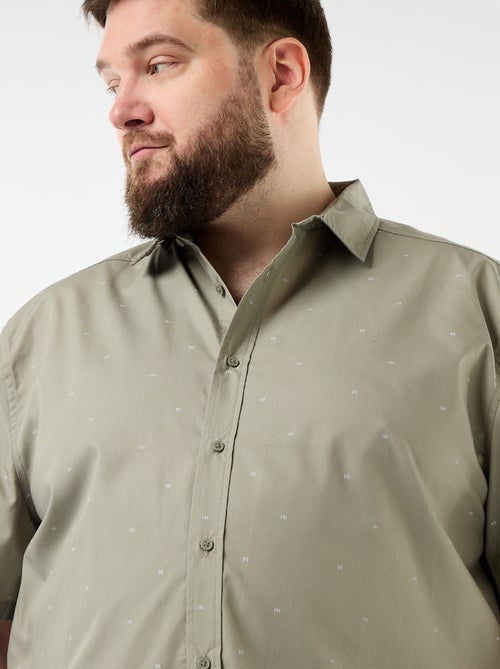 Camicia a maniche corte fantasia - Kiabi