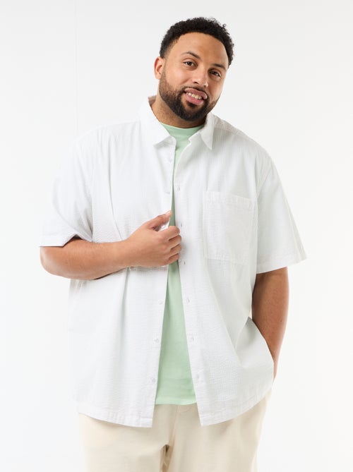 Camicia a maniche corte in crêpe - Kiabi