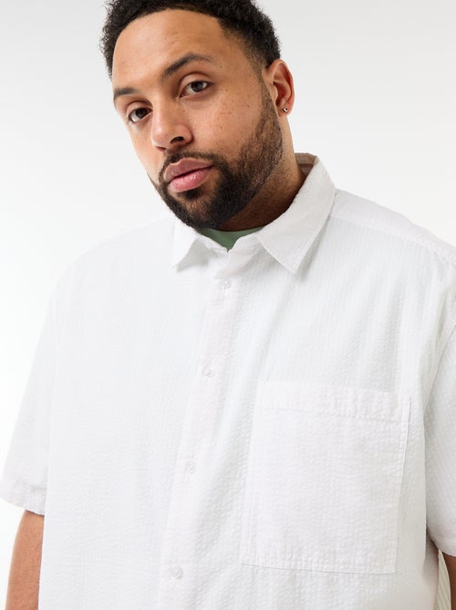 Camicia a maniche corte in crêpe - Kiabi