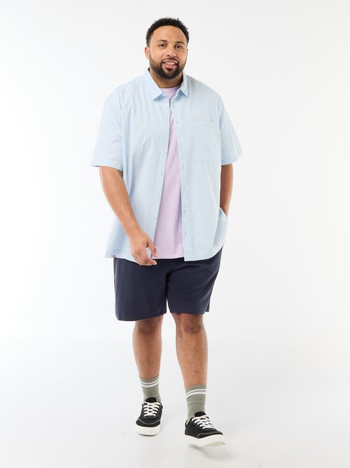 Camicia a maniche corte in crêpe - Kiabi