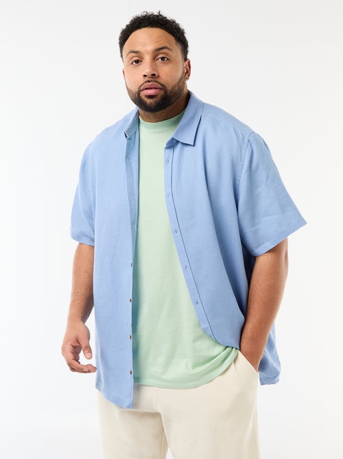 Camicia a maniche corte in lino - Kiabi