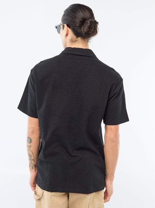 Camicia a maniche corte in maglia - Kiabi