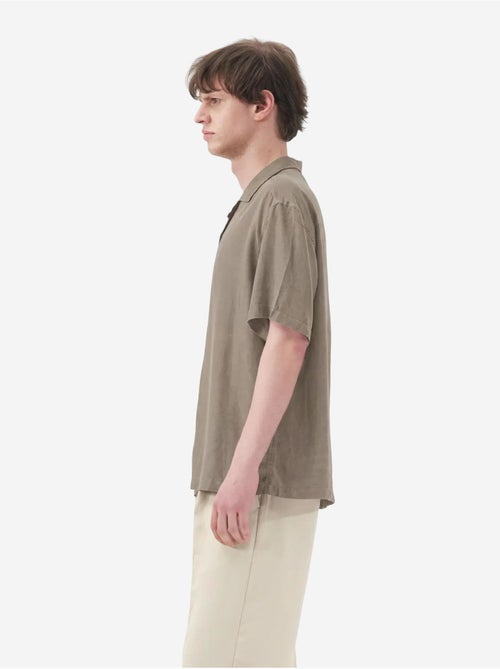 Camicia a maniche corte in misto lino con chiusura a bottoni giesto - Kiabi Camicia a maniche corte in misto lino con chiusura a bottoni giesto - Kiabi