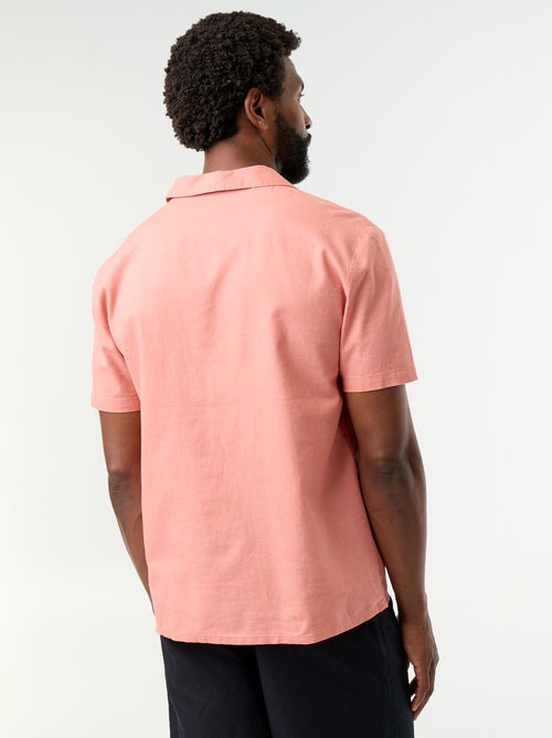 Camicia a maniche corte in misto lino - Kiabi Camicia a maniche corte in misto lino - Kiabi